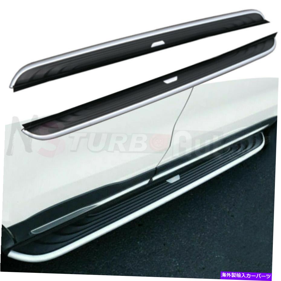 Nerf Bar Mazda CX-5 CX 5 2017-2022サイドステップNERFバー固定ランニングボードドアに適しています Fits for Mazda CX-5 CX 5 2017-2022 Side Steps Nerf Bar Fixed Running Board Door【並行輸入品】