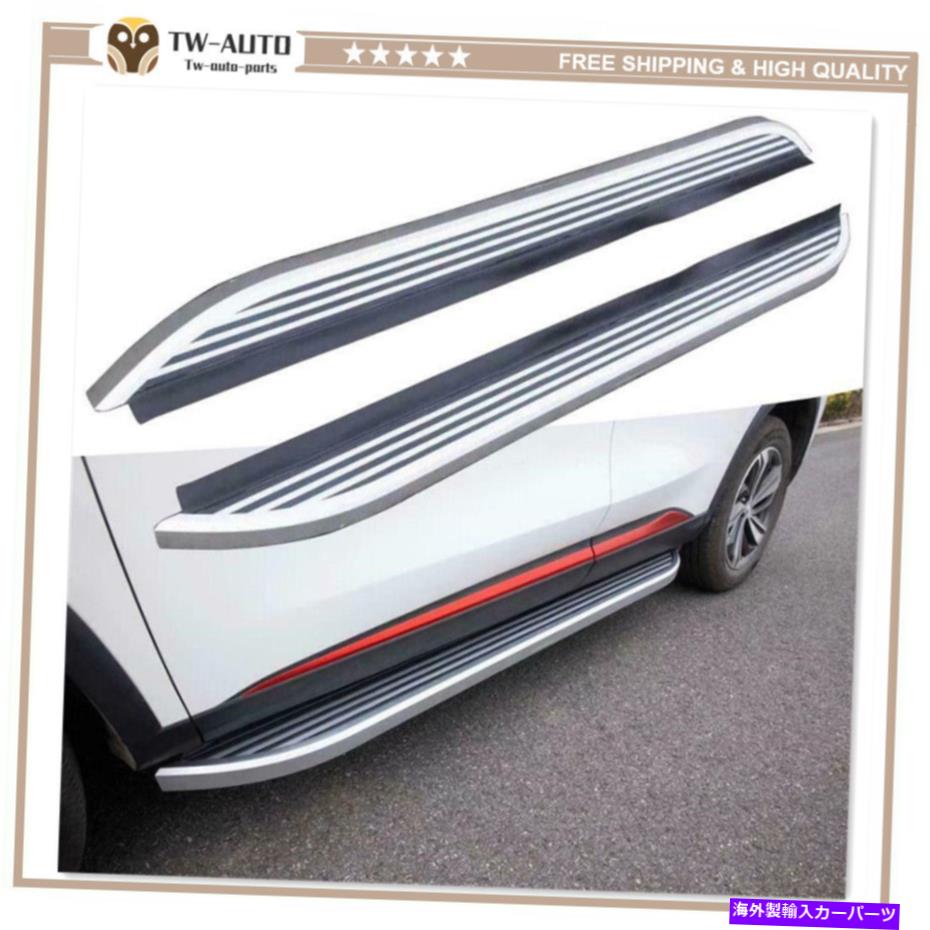 Nerf Bar Kia Sportage 2016-2020固定ドアランニングボードサイドステップNERFバーに適合 Fits for KIA Sportage 2016-2020 Fixed Door Running Board Side Step Nerf Bar【並行輸入品】