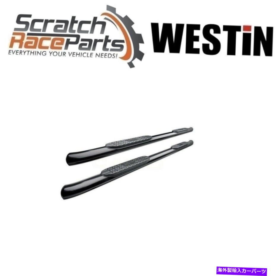 Nerf Bar Westin Pro Traxx Oval Nerf Bars 4 "Black Powderコーティングは14-18シボレー/GMCに適合します Westin PRO TRAXX Oval Nerf Bars 4"Black Powder Coated Fits 14-18 Chevrolet/GMC【並行輸入品】|Us Custom Parts Shop USDM