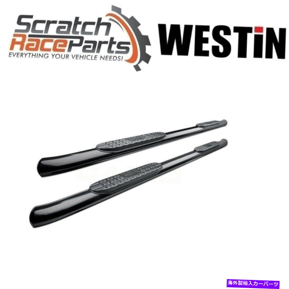 Nerf Bar Westin Pro Traxx Oval Nerf Bars 4 "ブラックパウダーコーティングスチールフィット08-13シルバラド Westin PRO TRAXX Oval Nerf Bars 4"Black Powder Coated Steel Fits 08-13 Silverado【並行輸入品】|Us Custom Parts Shop USDM