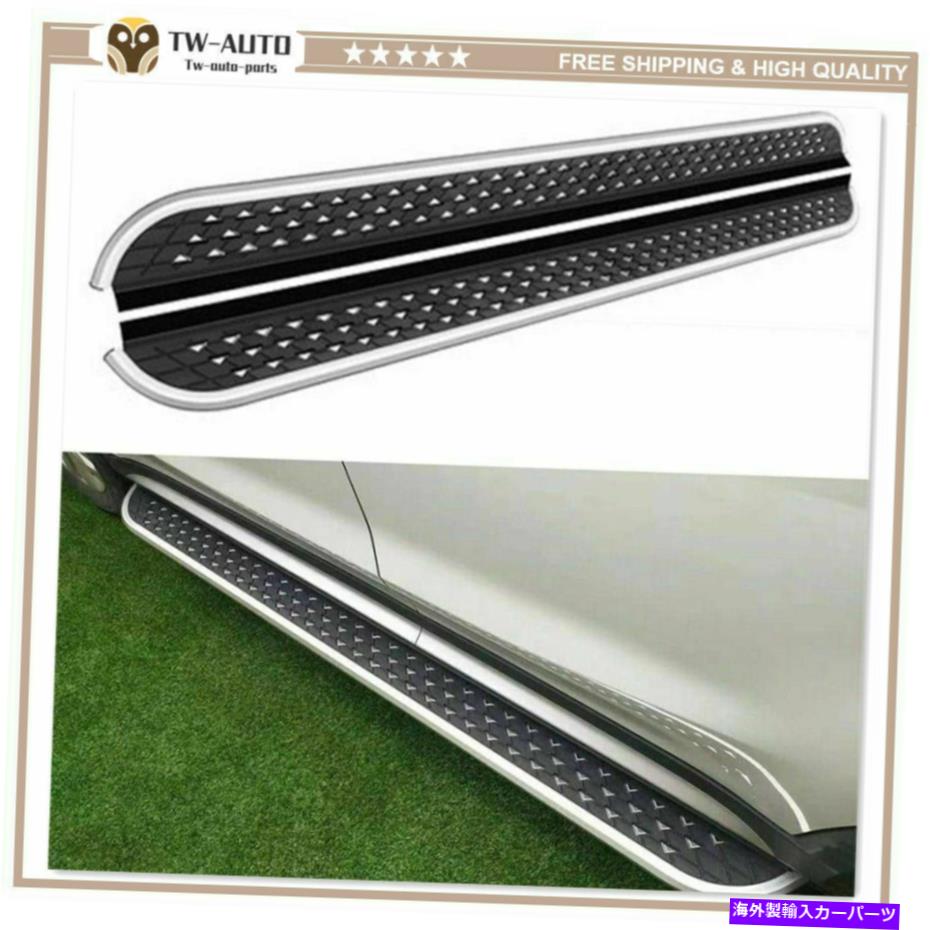 Nerf Bar シボレーシボレーequinox 2018-2021ドアサイドステップランニングボードnerf barに適しています Fit for Chevrolet Chevy Equinox 2018-2021 Door Side Step Running Board Nerf Bar【並行輸入品】