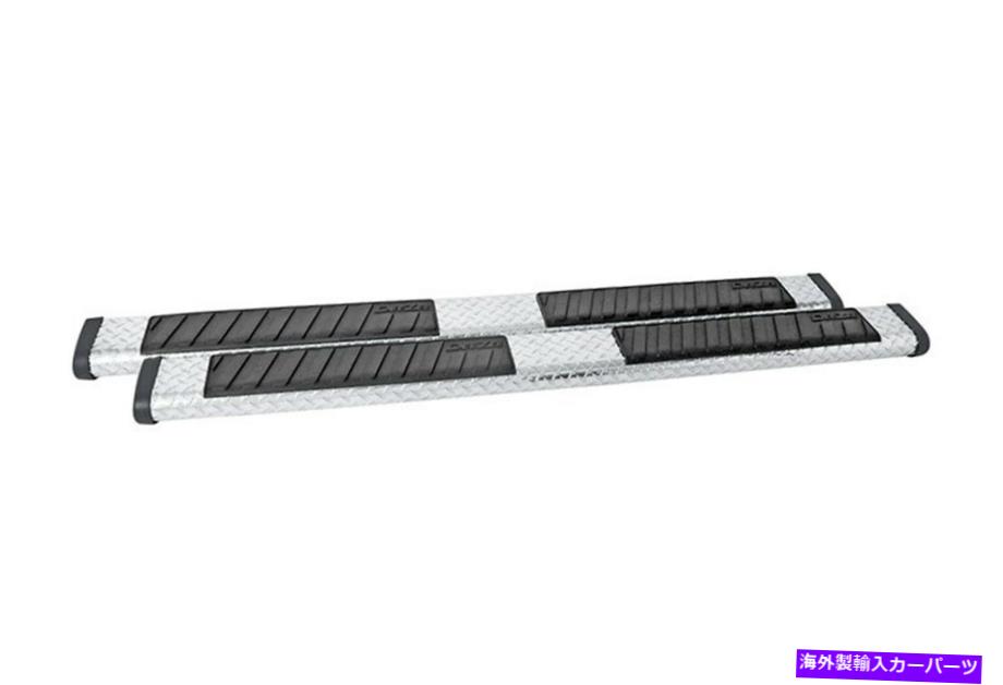 Nerf Bar Dee Zee DZ16412ブラックトレッドアルミニウムサイドステップ6インチ。 Dee Zee DZ16412 Black-Tread Aluminum Side Step 6 in. Oval Cab Length【並行輸入品】|Us Custom Parts Shop USDM