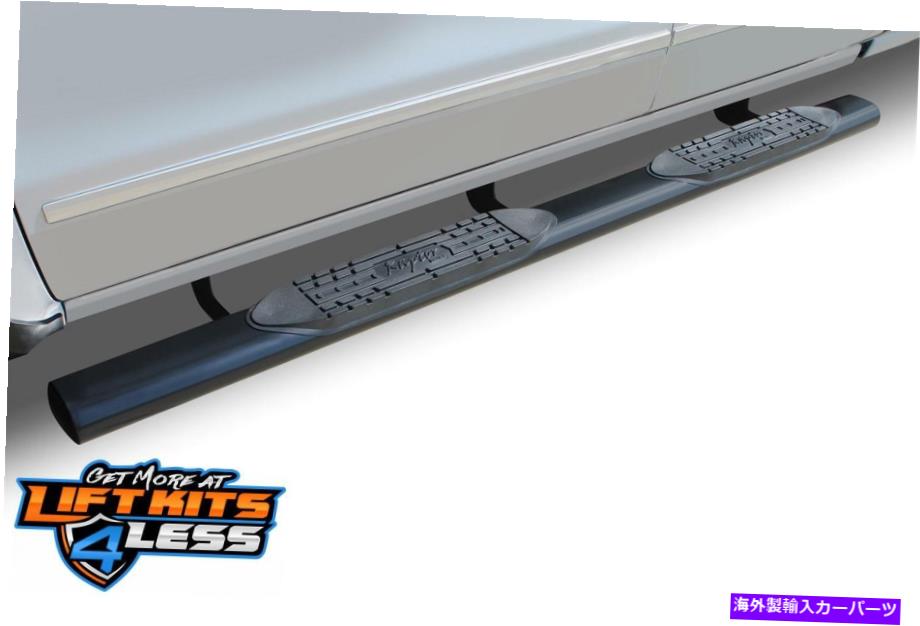 Nerf Bar Raptor 0807-0195B 5 "2004-2021日産タイタンのブラックW2Wオーバルステップバー Raptor 0807-0195B 5" Black W2W Oval Step Bars for 2004-2021 Nissan Titan【並行輸入品】|Us Custom Parts Shop USDM