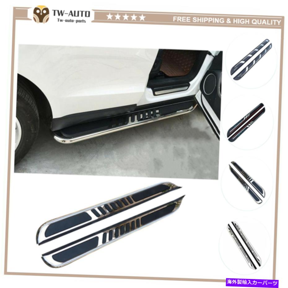 Nerf Bar トヨタハイランダークルーガー2014-2019サイドステップランニングボードネルフバーに適合 Fits for Toyota Highlander Kluger 2014-2019 Side Steps Running Board Nerf Bar【並行輸入品】