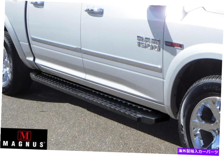 Nerf Bar ブラックステップナーフバーフィット09-18ダッジラム1500 2500 3500クルーキャブ Black Step Nerf Bars Fit 09-18 Dodge Ram 1500 2500 3500 Crew Cab【並行輸入品】