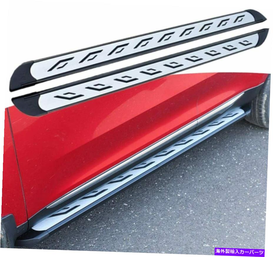 Nerf Bar Acura MDX 2014-2020アルミニウムドアサイドステップNERFバーランニングボードに適した2PC 2Pcs Fit for Acura MDX 2014-2020 Aluminum Door Side Step Nerf Bar Running Board【並行輸入品】