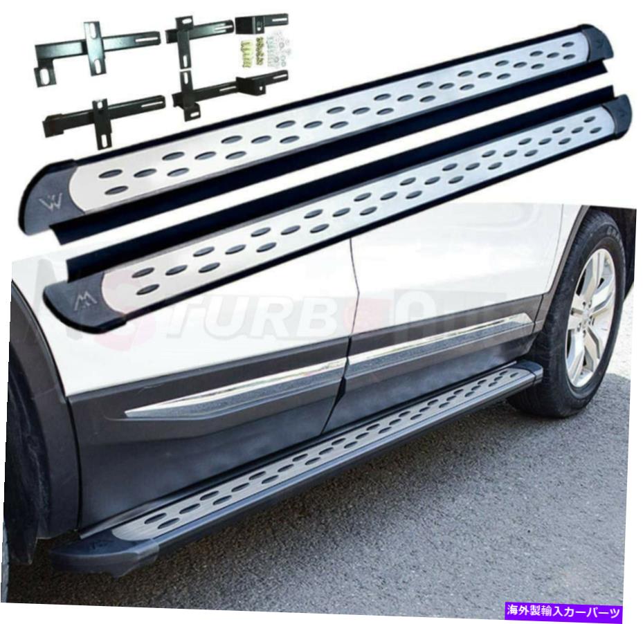 Nerf Bar Acura MDX 2014-2019アルミニウムドアサイドステップナーフバーランニングボードに2PCSフィット 2Pcs Fits for Acura MDX 2014-2019 Aluminum Door Side Step Nerf Bar Running Board【並行輸入品】