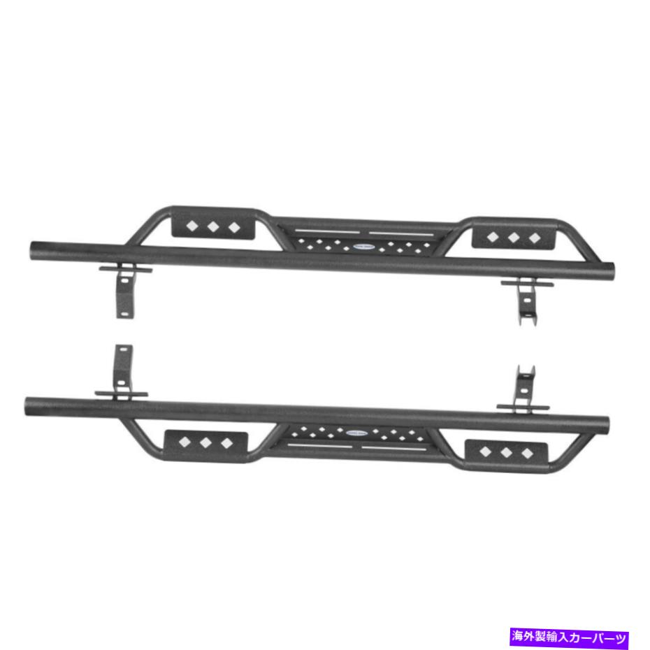 Nerf Bar フィットフォードブロンコ2021 2022 2PCSスチール交換幅の広いサイドステップナーフバー Fit Ford Bronco 2021 2022 2PCS Steel Replaced Wide Drop Side Step Nerf Bars【並行輸入品】