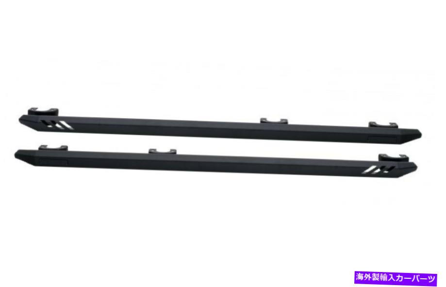 Nerf Bar ランパージ26410035ジープグラディエーター用の2つのブラックロックレールナーフバーのセット Rampage 26410035 Set of 2 Black Rock Rail Nerf Bars for Jeep Gladiator【並行輸入品】｜Us Custom Parts Shop USDM 127,160円