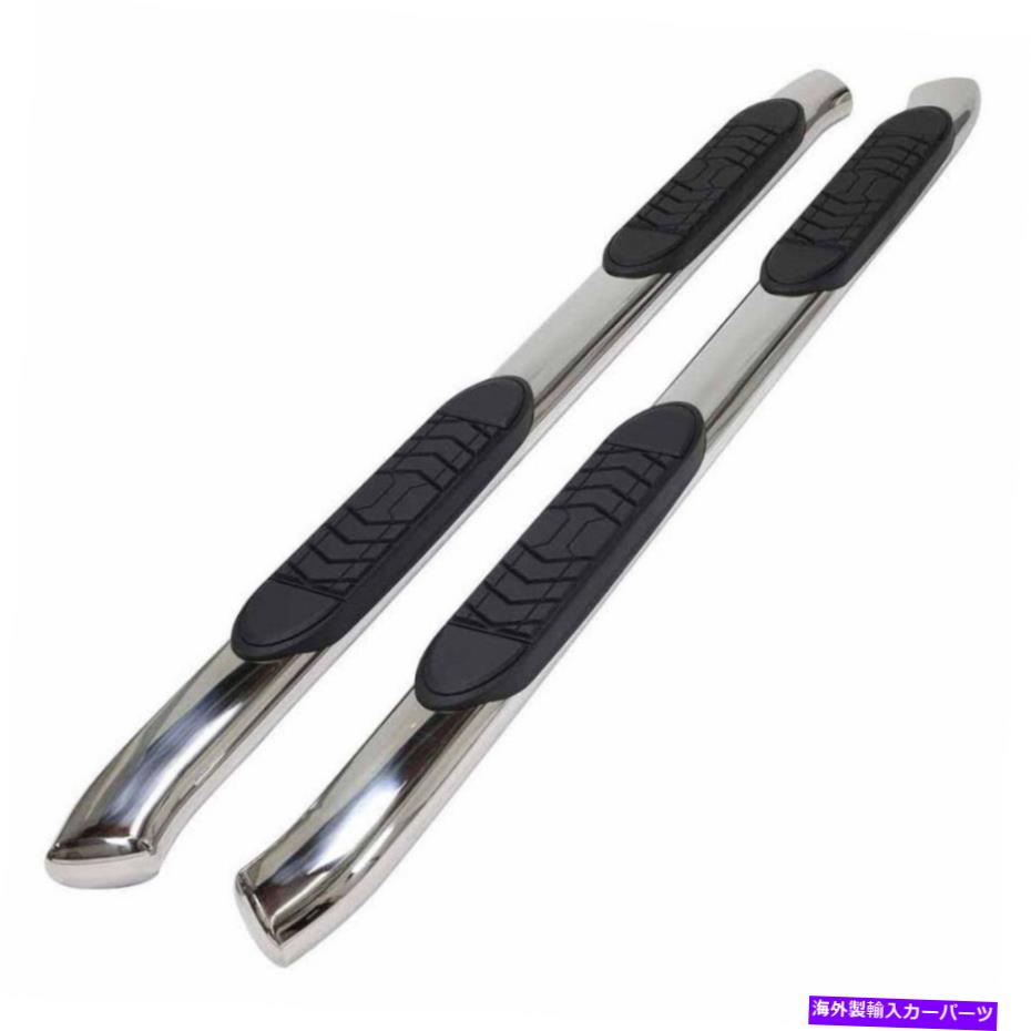 Nerf Bar 2011 - 19年のジープグランドチェロキーのための磨かれた3インチラウンドベントW/2パッドステップナーフバー Polished 3in Round Bent w/2 Pads Step Nerf Bar for 2011-19 Jeep Grand Cherokee【並行輸入品】
