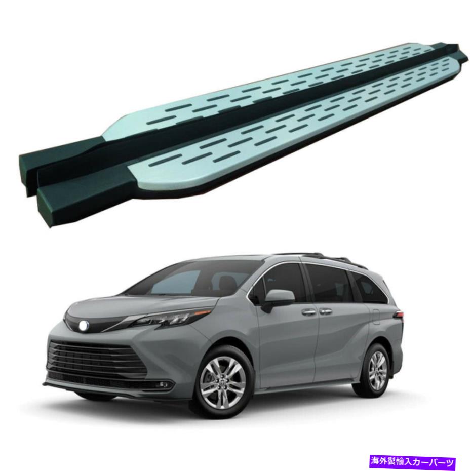 Nerf Bar ランニングボードサイドステップナーフバーステアフィットトヨタオールニューシエナ2021 2022 Running Board Side Step Nerf Bar Stair Fits for Toyota All New Sienna 2021 2022【並行輸入品】