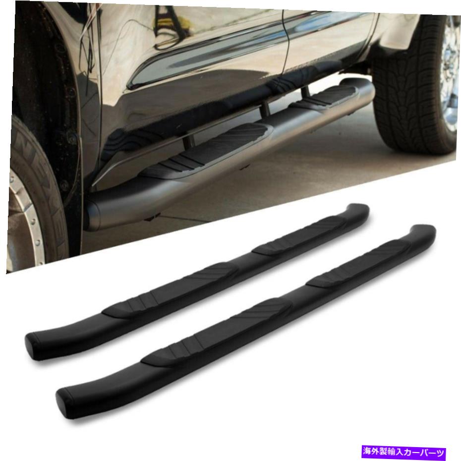 Nerf Bar 87 "04-14フォードF150クルーキャブ用のオーバルブラックナーフステップバーランニングボード4287 87" Oval Black Nerf Step Bar Running Board 4287 For 04-14 Ford F150 Crew Cab【並行輸入品】｜Us Custom Parts Shop USDM