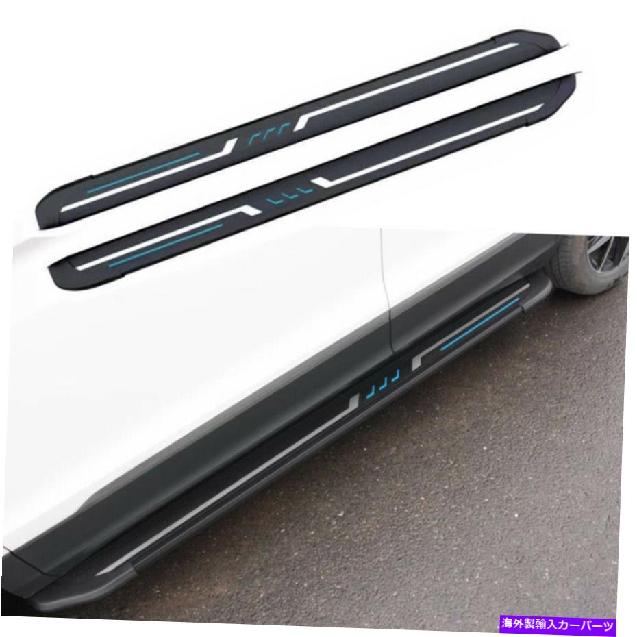 Nerf Bar ヒュンダイ・パリセード2020 2021 2022固定nerfバーサイドステップランニングボードに適合 Fits for Hyundai Palisade 2020 2021 2022 Fixed Nerf Bar Side Step Running Board【並行輸入品】