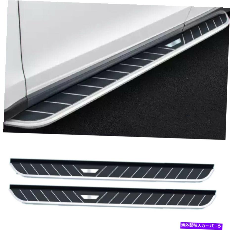Nerf Bar ボルボXC90 XC 90 2016-2021固定サイドステップランニングボードNERFバーに2PCSフィット 2Pcs Fits for Volvo XC90 XC 90 2016-2021 Fixed Side Step Running Board Nerf Bar【並行輸入品】