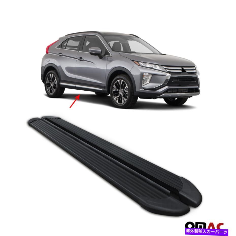 Nerf Bar ランニングボードnerf bars for mitsubishi eclipse cross 2018-2022サイドステップブラック Running Boards Nerf Bars For Mitsubishi Eclipse Cross 2018-2022 Side Steps Black【並行輸入品】