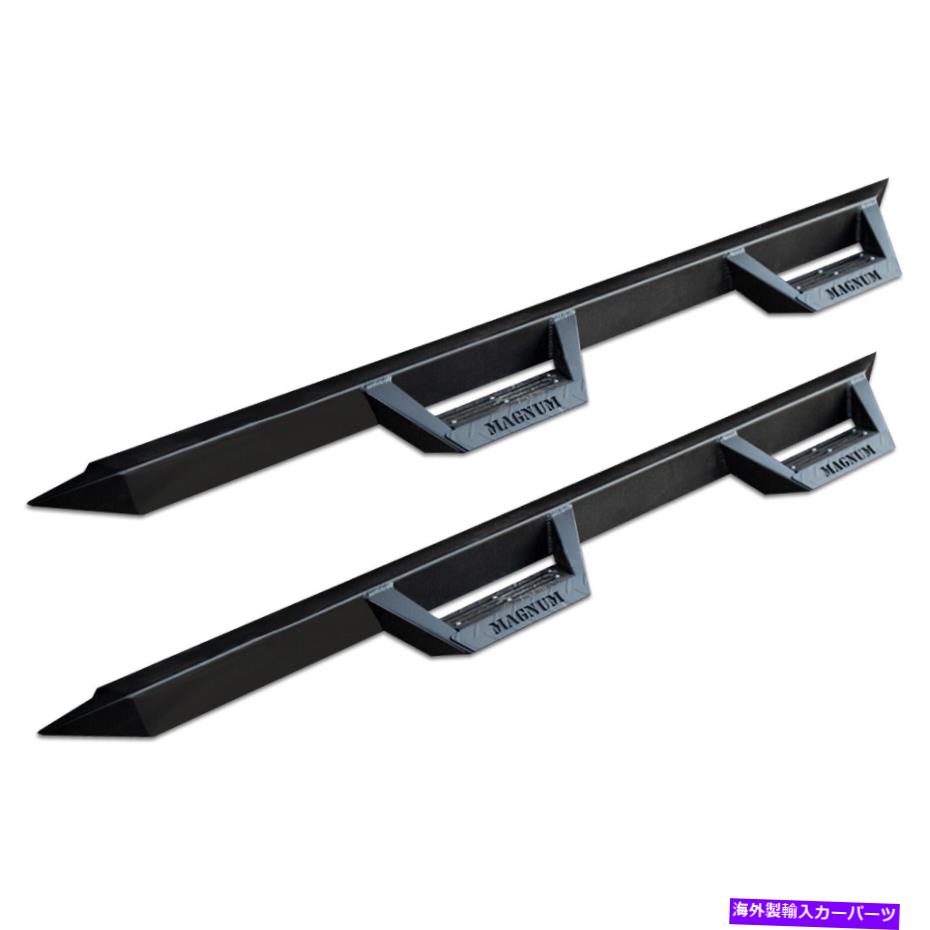 Nerf Bar マグナムRTブラックステップナーフバー2018-22ジープラングラーJL Unlimited4ドア Magnum RT Black Step Nerf Bars for 2018-22 Jeep Wrangler JL Unlimited 4 Door【並行輸入品】