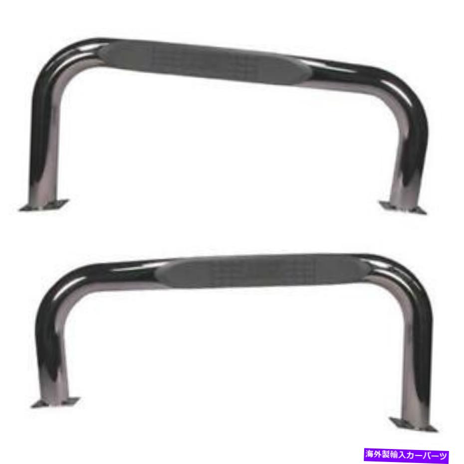 Nerf Bar 頑丈なリッジチューブバー76-83ジープCJモデル11522.02のステンレス鋼 Rugged Ridge Tube Bars Stainless Steel For 76-83 Jeep CJ Models11522.02【並行輸入品】