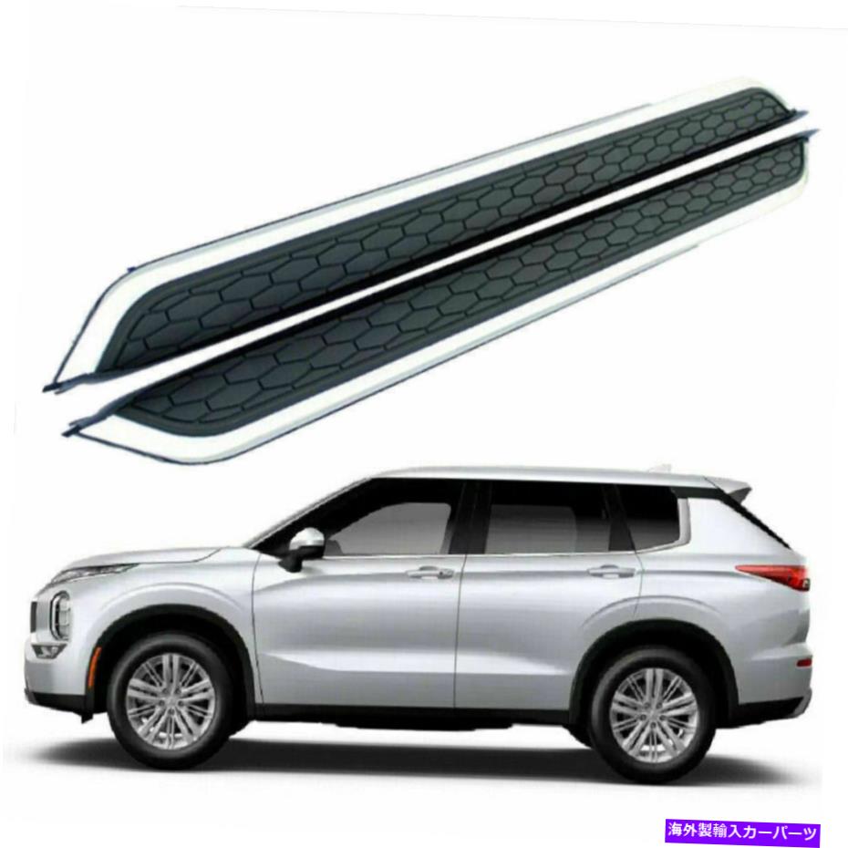 Nerf Bar ドアランニングボードサイドステップnerf bar fit for mitsubishi outlander 2022 2023 Door Running Board Side Step Nerf Bar Fits for Mitsubishi Outlander 2022 2023【並行輸入品】