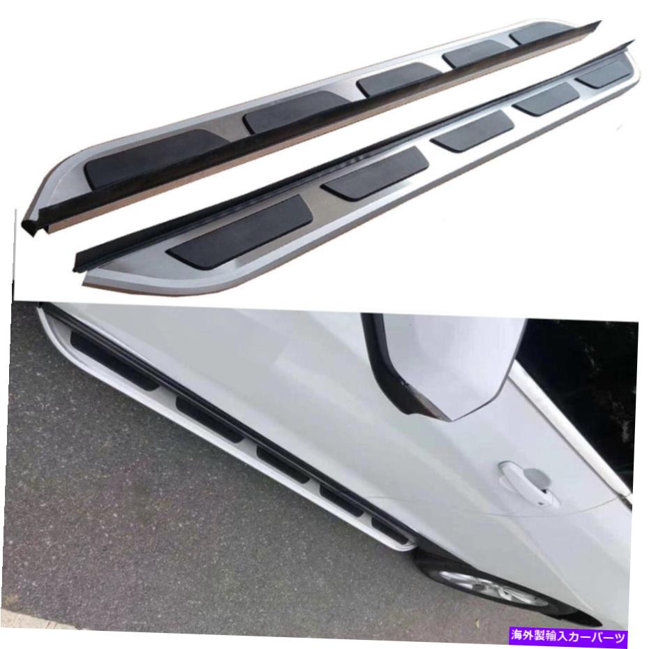 Nerf Bar サイドステップは日産ムラーノ2015-2020ランニングボードnerfバーサイドステアーズに適合します Side steps fits for Nissan Murano 2015-2020 running board nerf bars side stairs【並行輸入品】