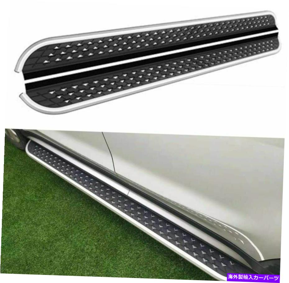 Nerf Bar VWフォルクスワーゲントゥアレグ2011-2018ドアサイドステップランニングボードnerfバーに適しています Fit for VW Volkswagen Touareg 2011-2018 Door Side Step Running Board Nerf Bar【並行輸入品】