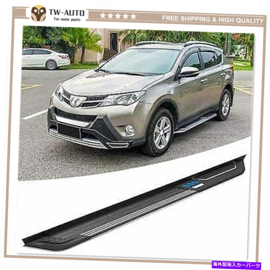 Nerf Bar 固定ドアランニングボードサイドステップNERFバーフィットトヨタRAV4 RAV-4 2013-2018 Fixed Door Running Board Side Step Nerf Bar Fits for Toyota RAV4 RAV-4 2013-2018【並行輸入品】