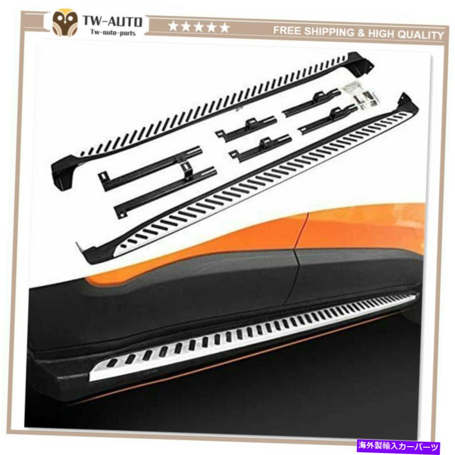 Nerf Bar ジープレネゲード2015-2021ドアサイドステップナーフバーランニングボードに適合する2つのPCS 2 Pcs Fits for Jeep Renegade 2015-2021 Door Side Step Nerf Bar Running Board【並行輸入品】