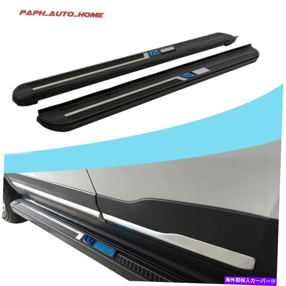 Nerf Bar アルミニウムランニングボードサイドステップNERFバーフィットホンダHRV 2016 2017 2018 2019 Aluminium Running Board Side Step Nerf Bar Fit for Honda HRV 2016 2017 2018 2019【並行輸入品】