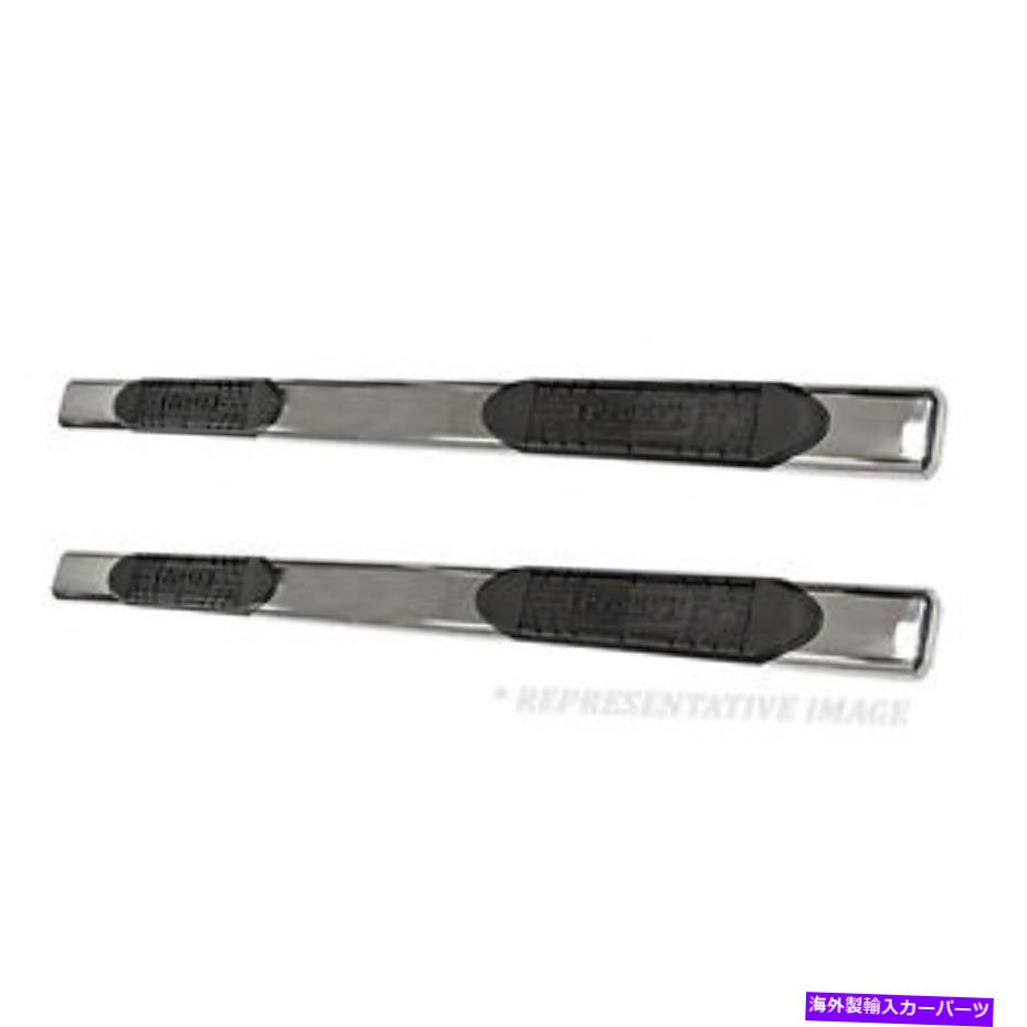 Nerf Bar EFX25015 05-14タコマ2WDのアクセスキャブモデル用の楕円形のステンレスステップバー EFX25015 Oval Stainless Step Bars for Access Cab Models for 05-14 Tacoma 2WD【並行輸入品】