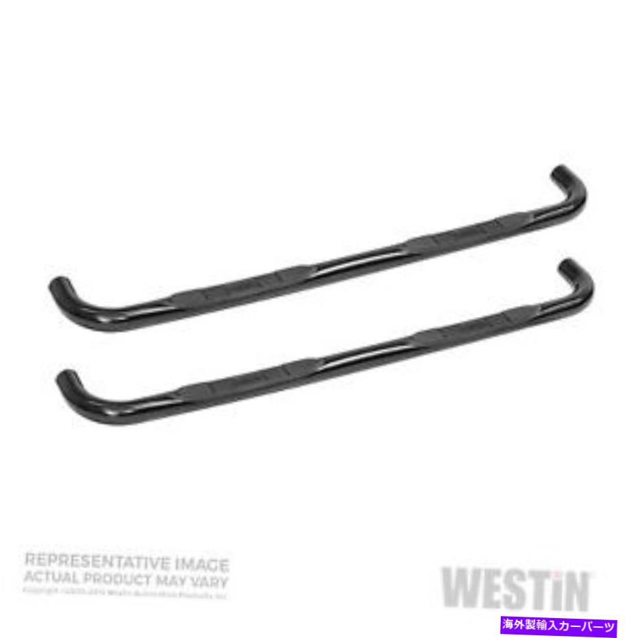 Nerf Bar ウェスティン23-0975 Eシリーズ3ラウンドナーフステップバーに合う97-06ラングラー（TJ） Westin 23-0975 E-Series 3 Round Nerf Step Bars Fits 97-06 Wrangler (TJ)【並行輸入品】