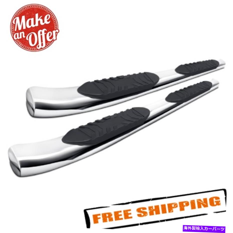 Nerf Bar Lund 23784295 5 "05-22トヨタタコマ用のステンレス鋼曲線楕円形のnerfバー LUND 23784295 5" Stainless Steel Curved Oval Nerf Bars for 05-22 Toyota Tacoma【並行輸入品】｜Us Custom Parts Shop USDM 129,635円