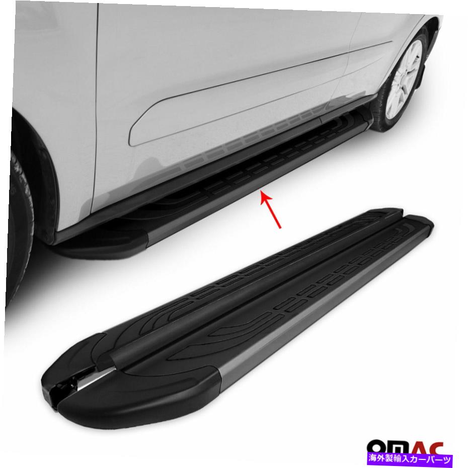Nerf Bar ボードを実行しているサイドステップnerf bars for lr range raver vogue 2002-2012 Side Steps Running Boards Nerf Bars Black For LR Range Rover Vogue 2002-2012【並行輸入品】