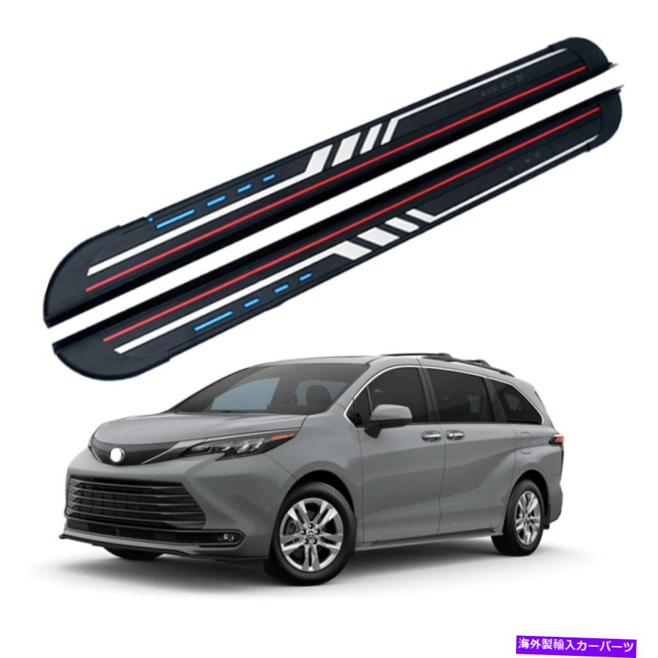 Nerf Bar ランニングボードサイドステップナーフバーステアフィットトヨタオールニューシエナ2021 2022 Running Board Side Step Nerf Bar Stair Fits for Toyota All New Sienna 2021 2022【並行輸入品】