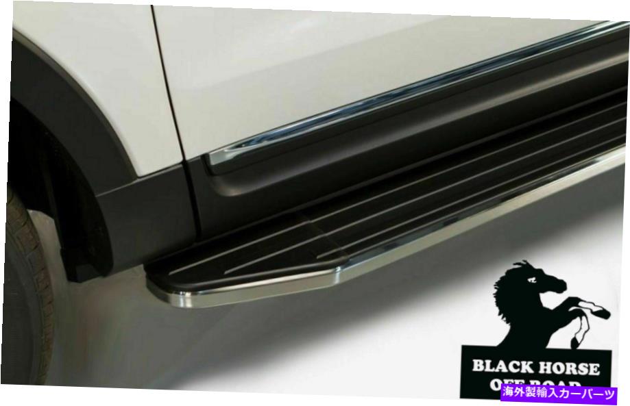 Nerf Bar ブラックホースは14-20 ACURA MDXアルミニウムランニングボードNERFバーサイドステップ Black Horse fits 14-20 ACURA MDX Aluminum Running Boards Nerf Bars Side Step【並行輸入品】
