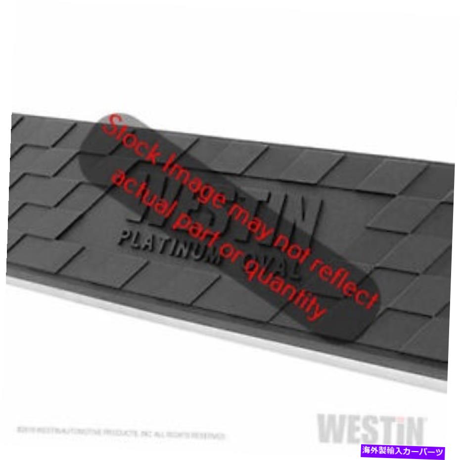 Nerf Bar ウェスティンブラックプラチナ4楕円形のnerfステップバー Westin Black Platinum 4 Oval Nerf Step Bars【並行輸入品】