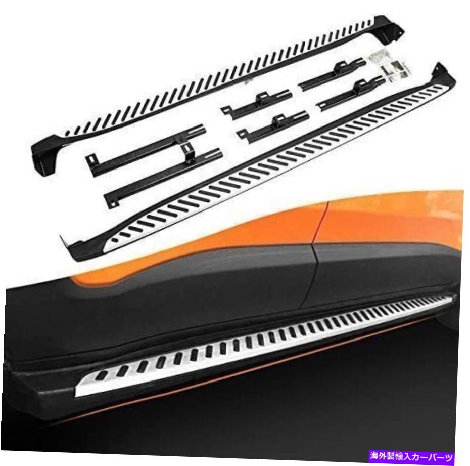 Nerf Bar ジープレネゲード2015-2021ドアサイドステップナーフバーランニングボードに適合する2つのPCS 2 Pcs Fits for Jeep Renegade 2015-2021 Door Side Step Nerf Bar Running Board【並行輸入品】