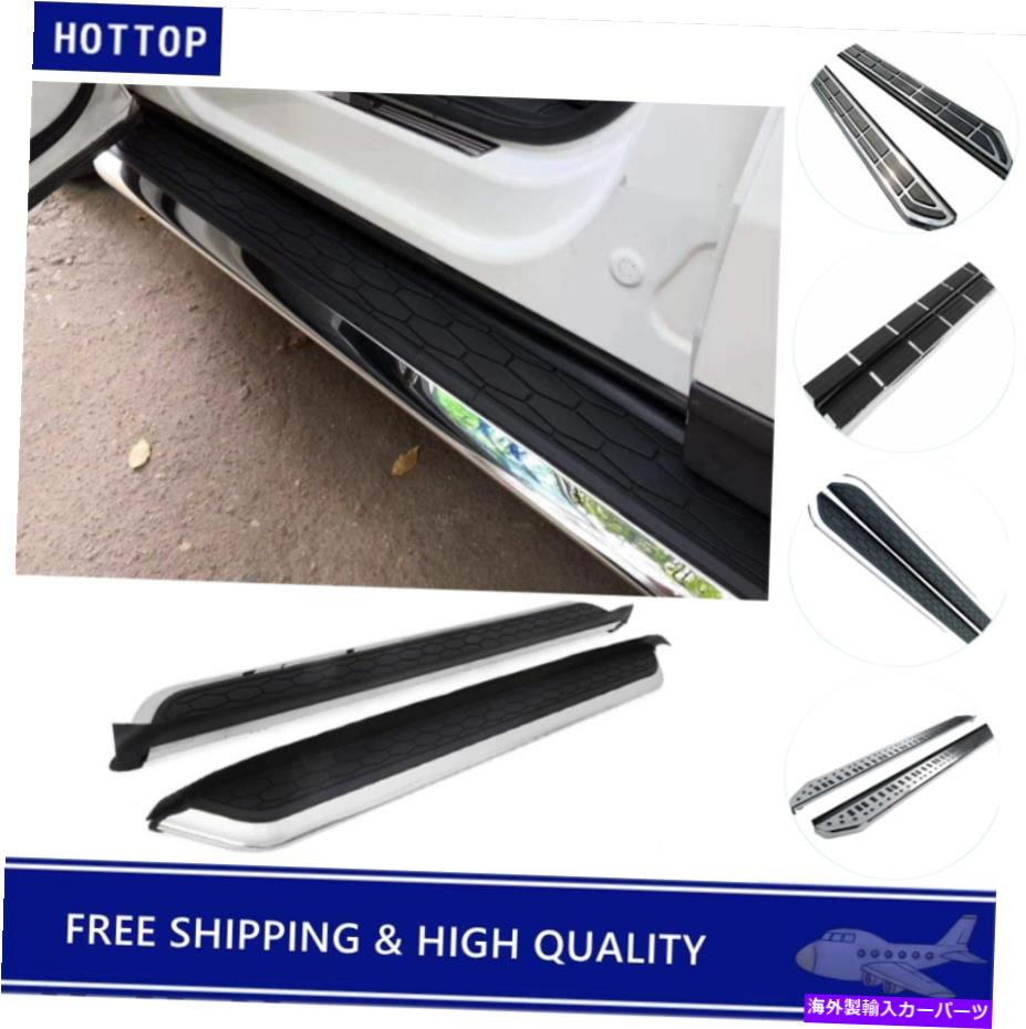 Nerf Bar 固定ドアランニングボードサイドステップNERFバーフィットトヨタRAV4 RAV-4 2013-2018 Fixed Door Running Board Side Step Nerf Bar Fits for Toyota RAV4 RAV-4 2013-2018【並行輸入品】