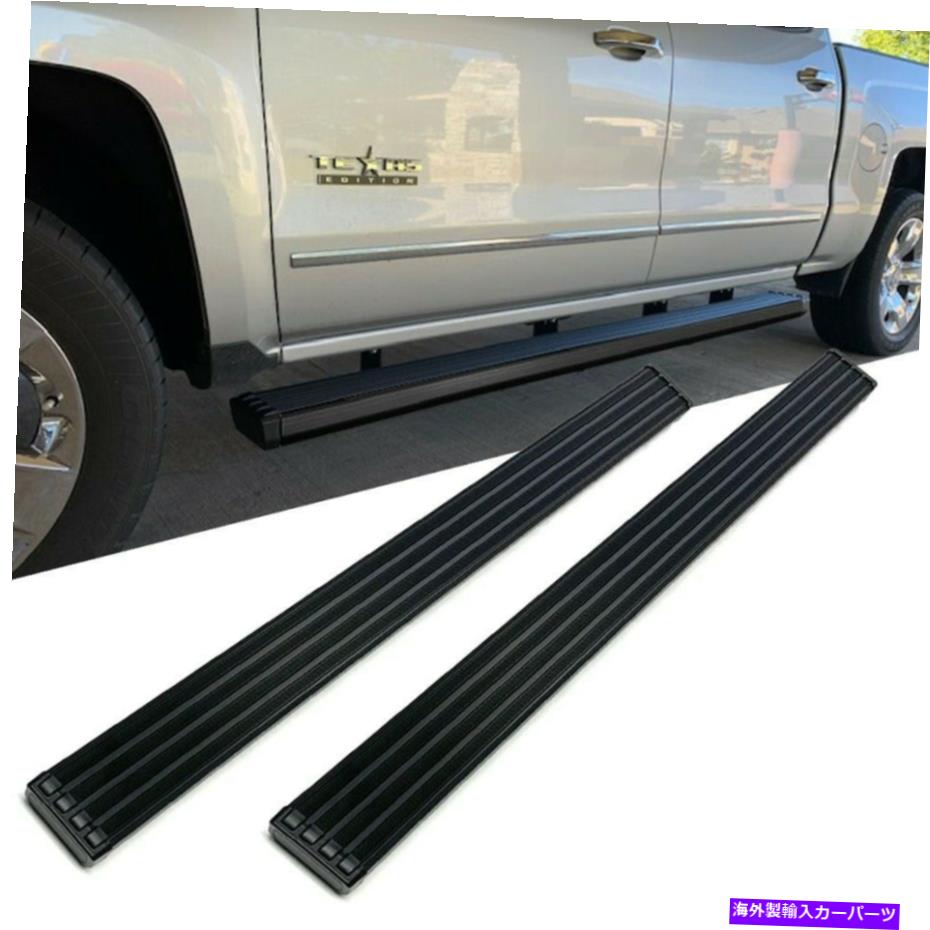Nerf Bar 87 "04-13コロラド/キャニオンクルーキャブ用の四角いブラックナーフバーランニングボード66087 87" Square Black Nerf Bar Running Board 66087 For 04-13 Colorado/Canyon Crew Cab【並行輸入品】|Us Custom Parts Shop USDM