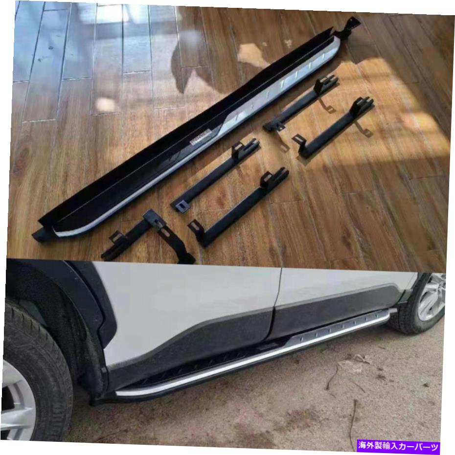 Nerf Bar 2021 2022トヨタカローラクロスランニングボードサイドステップnerfバーに2PCSフィット 2Pcs Fits for 2021 2022 Toyota Corolla Cross Running Board Side Step Nerf Bar【並行輸入品】