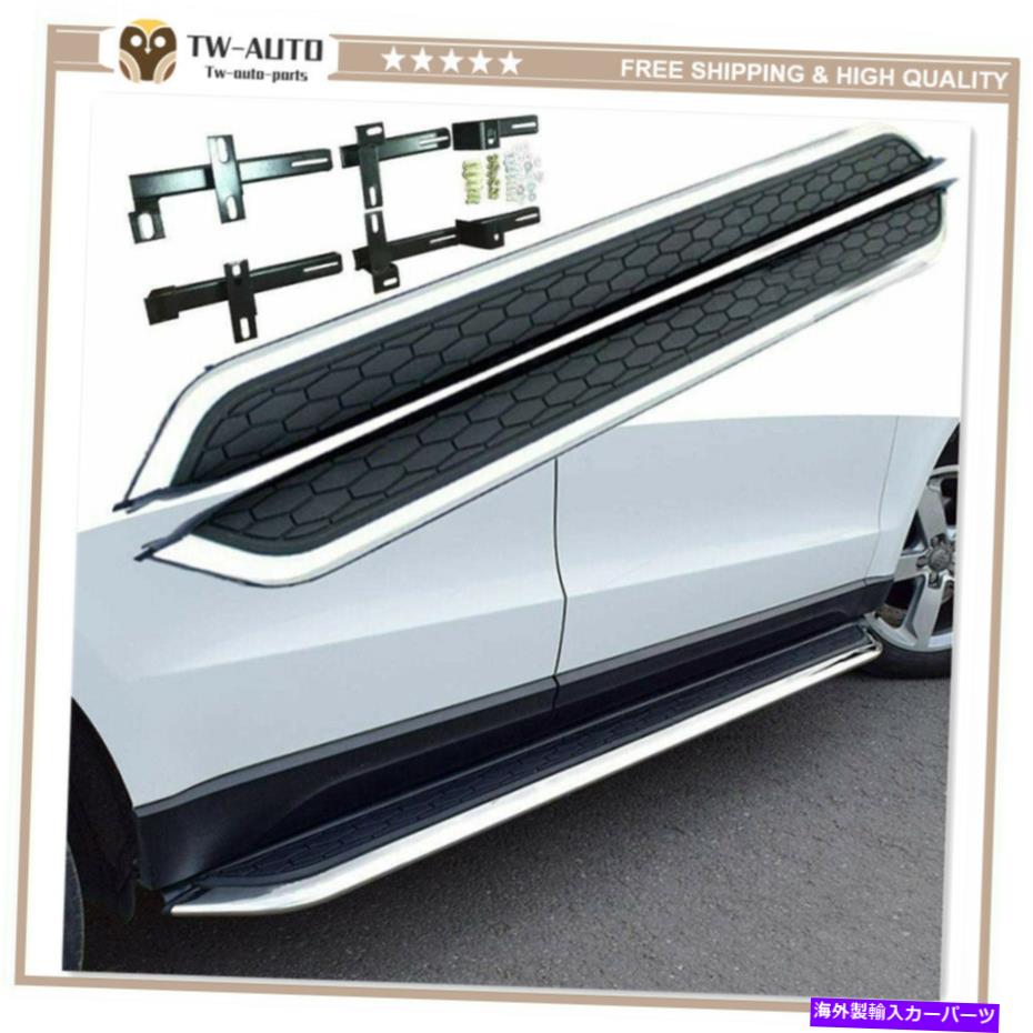Nerf Bar Acura MDX 2014-2021アルミニウムドアサイドステップランニングボードNERFバーに2PCSフィット 2Pcs Fits for Acura MDX 2014-2021 Aluminum Door Side Step Running Board Nerf Bar【並行輸入品】