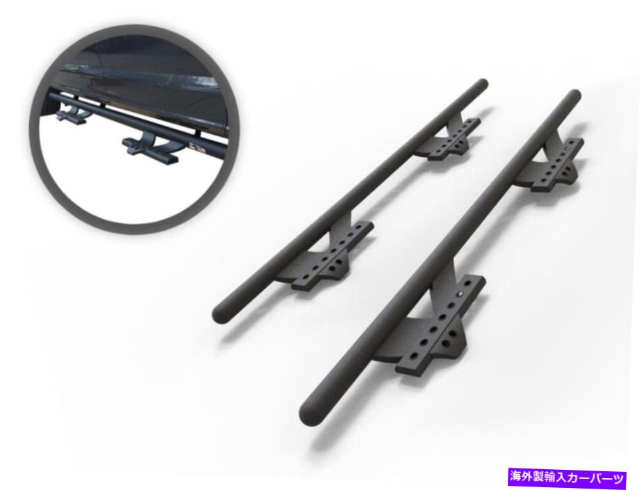 Nerf Bar Vanguard Black Powdercoat v署名サイドステップ| 2007-2020トヨタツンドラに適合 Vanguard Black Powdercoat V Signature Side Steps | Fits 2007-2020 Toyota Tundra【並行輸入品】