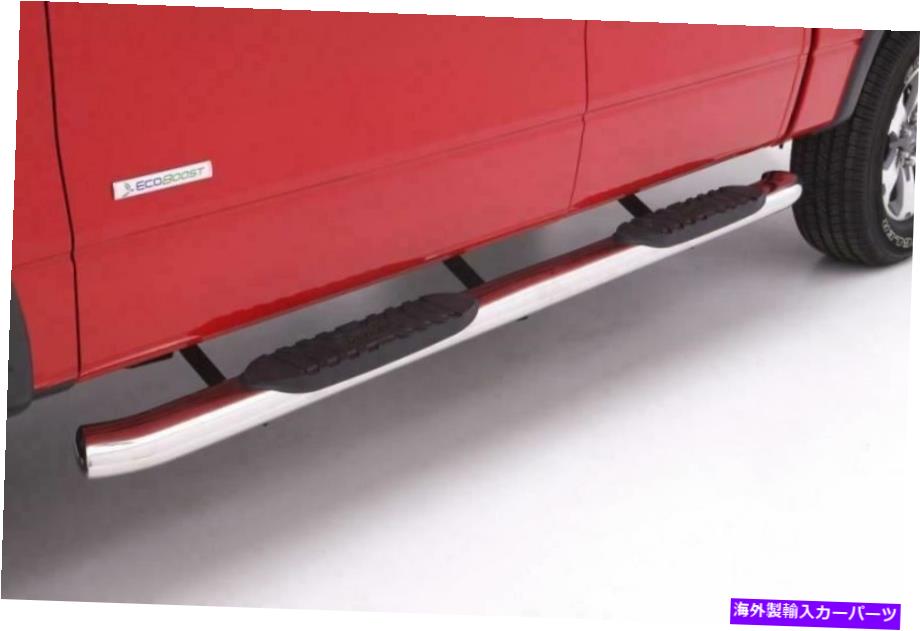 Nerf Bar 15-18フォードF-150スーパークルー5インチのルンド。湾曲した楕円形のss nerfバー - 磨かれた Lund for 15-18 Ford F-150 SuperCrew 5in. Curved Oval SS Nerf Bars - Polished【並行輸入品】