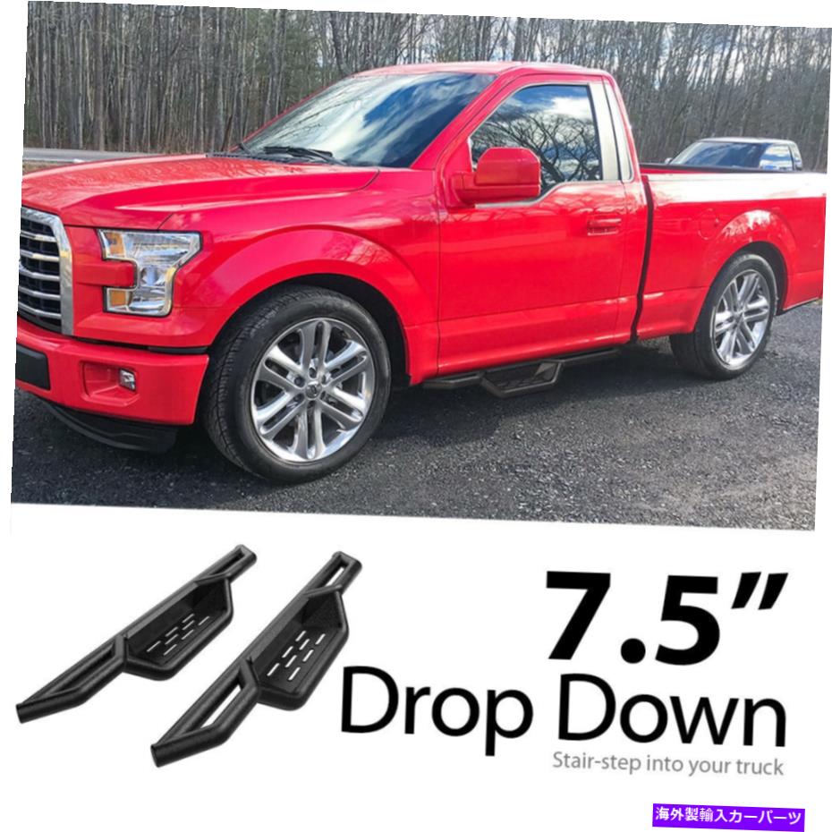 Nerf Bar 15-22フォードF150の通常のキャブ＆17-22 F250のブラックサイドステップナーフバー Black Side Step Nerf Bars For 15-22 Ford F150 Regular Cab & 17-22 F250【並行輸入品】｜Us Custom Parts Shop USDM