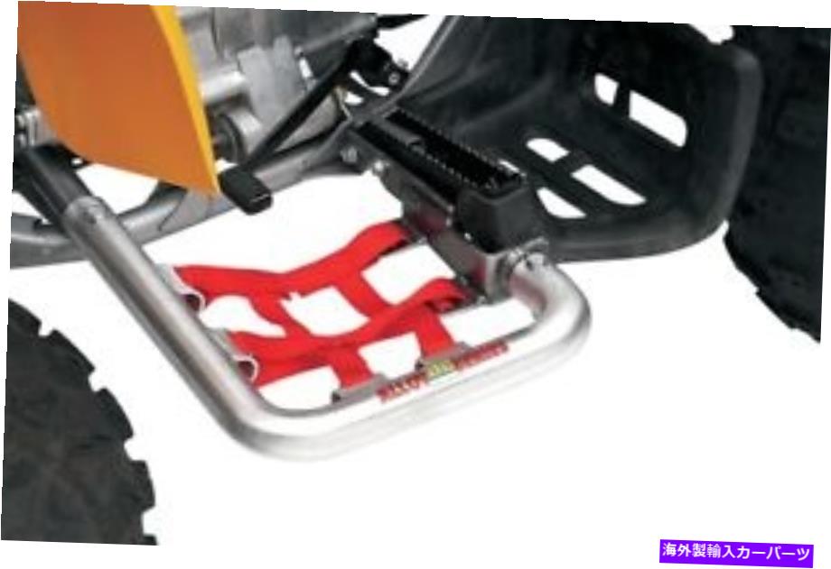 Nerf Bar DGパフォーマンス脂肪シリーズ許可ナルフバー：シルバーバー-Red Web 602-2115 DG Performance Fat Series Allow Nerf Bars: Silver Bar - Red Web 602-2115【並行輸入品】