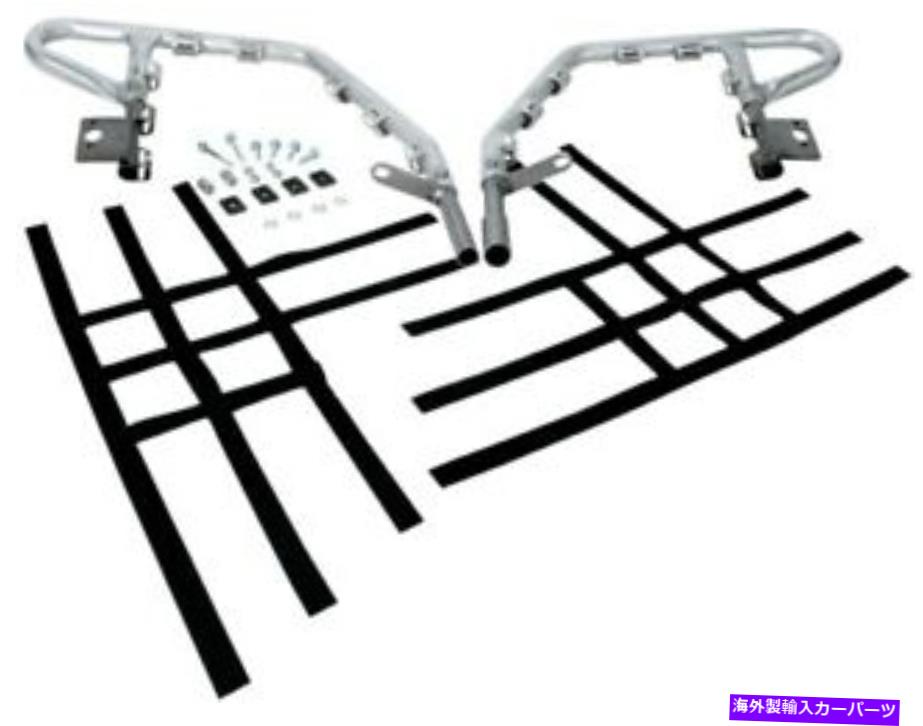 Nerf Bar 2008-2009、2012-2014 Honda TRX450ER NERF BARS TRX 450 NATURAL/BLACK 2008-2009, 2012-2014 for Honda TRX450ER Nerf Bars TRX 450 Natural/Black【並行輸入品】