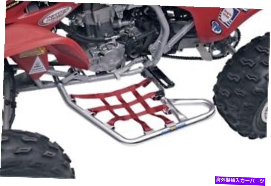 Nerf Bar Honda TRX450R DGパフォーマンスNERFバーTRX450Rナチュラル/レッド60-2455の2006-2007 2006-2007 for Honda TRX450R DG PERFORMANCE Nerf Bars TRX450R Natural/Red 60-2455【並行輸入品】|Us Custom Parts Shop USDM