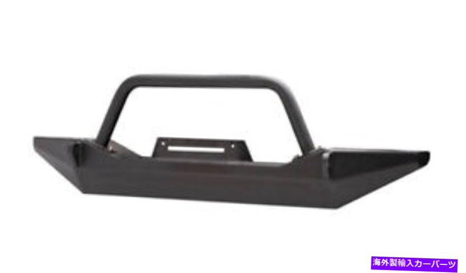 Nerf Bar ボディアーマーフィット4x4 07-18ジープラングラーJKフロントバンパー全幅 Body Armor Fits 4x4 07-18 Jeep Wrangler JK Front Bumper Full Width【並行輸入品】