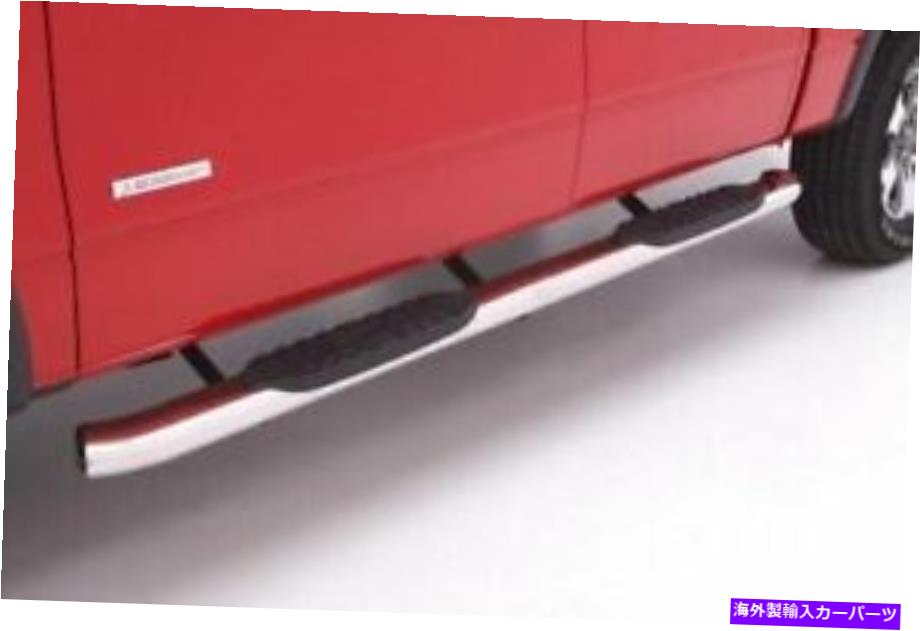 Nerf Bar Lund -5湾曲した楕円形のステンレス鋼のnerfバーで LUND - 5 In CURVED OVAL STAINLESS STEEL NERF BARS【並行輸入品】