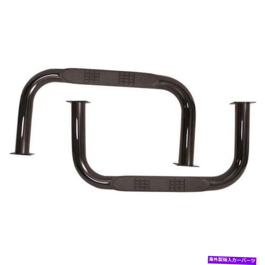 Nerf Bar 頑丈なリッジナーフバー、黒。 55-75はジープCJ5に適合します Rugged Ridge Nerf Bars, Black; 55-75 Fits Jeep CJ5【並行輸入品】｜Us Custom Parts Shop USDM
