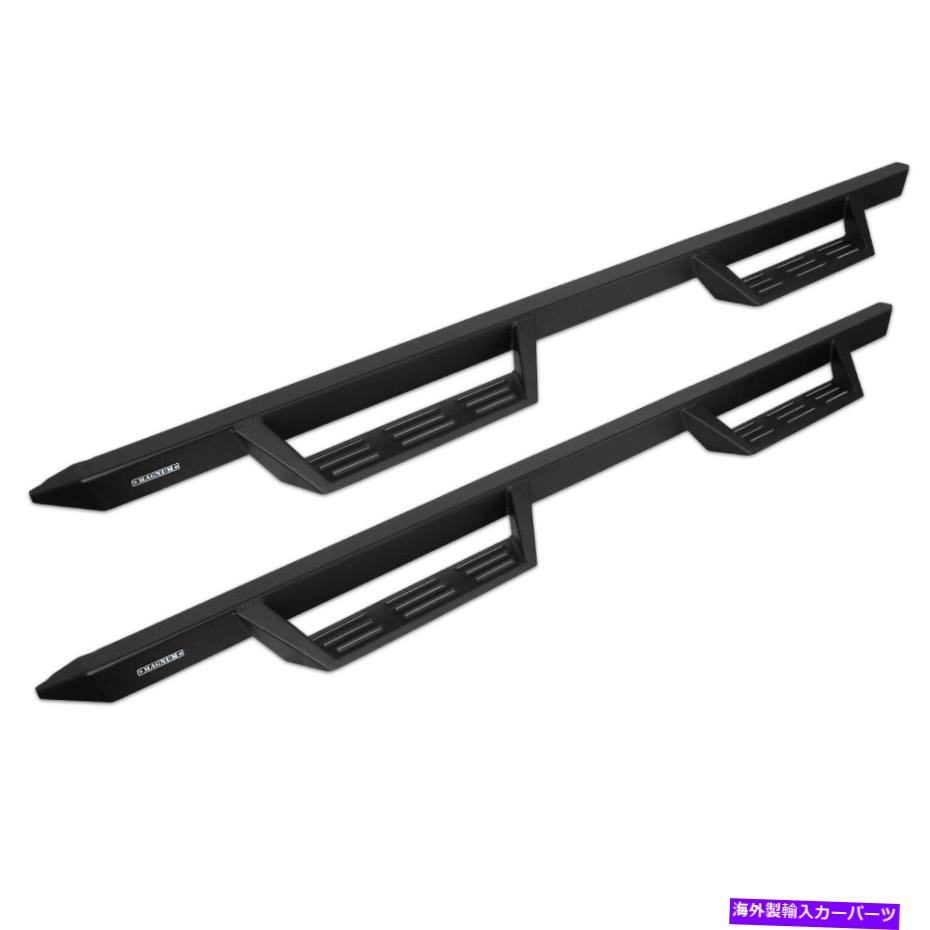 Nerf Bar マグナムRT Gen 2ブラックドロップサイドステップ2007-21 Tundra Crew MaxのNerf Bars Magnum RT Gen 2 Black Drop Side Steps Nerf Bars for 2007-21 Tundra Crew Max【並行輸入品】