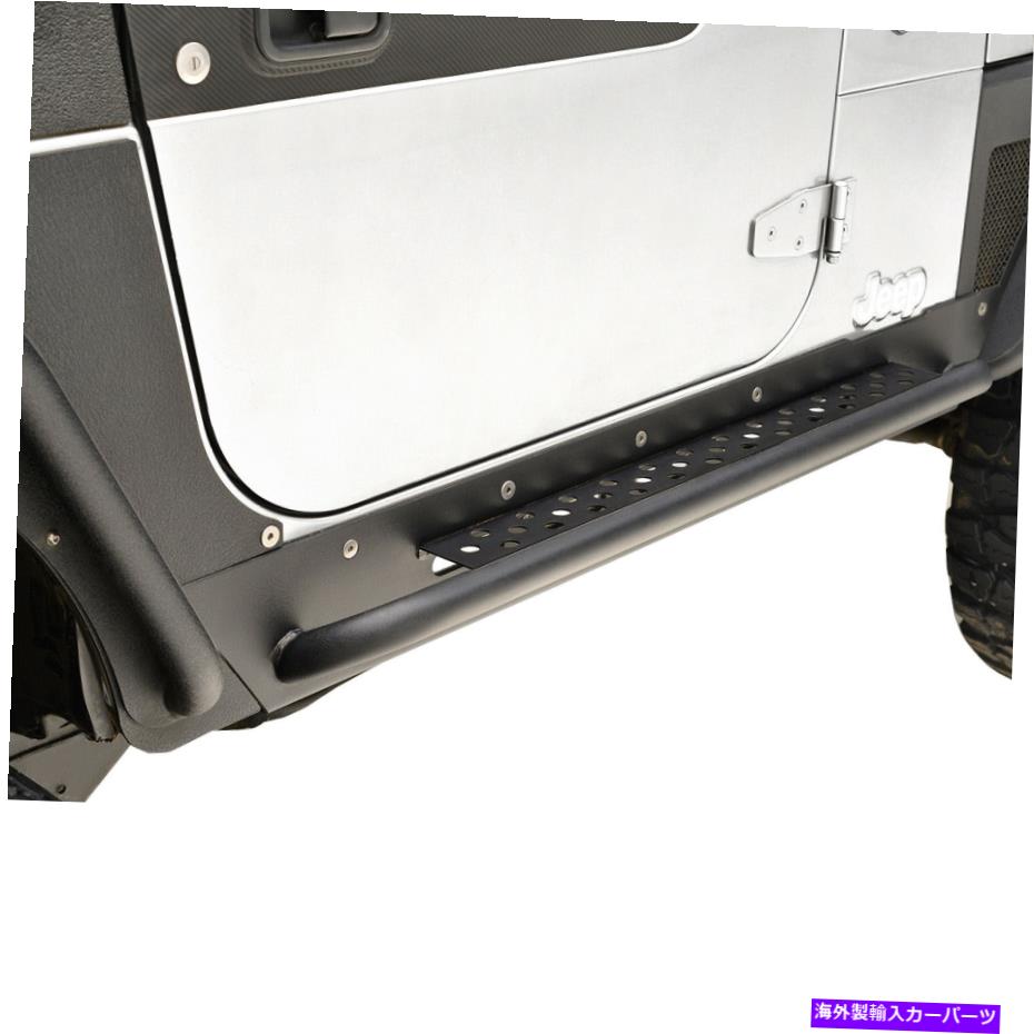 Nerf Bar ロックスライダーロッカーガードNERFバーランニングボードは97-06ジープラングラーTJに適合します Rock Slider Rocker Guard Nerf Bar Running Boards Fits 97-06 Jeep Wrangler TJ【並行輸入品】|Us Custom Parts Shop USDM